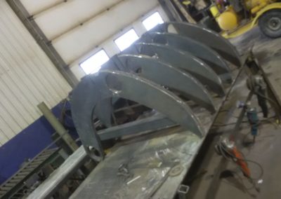 60 inch 30 ton excavator rake